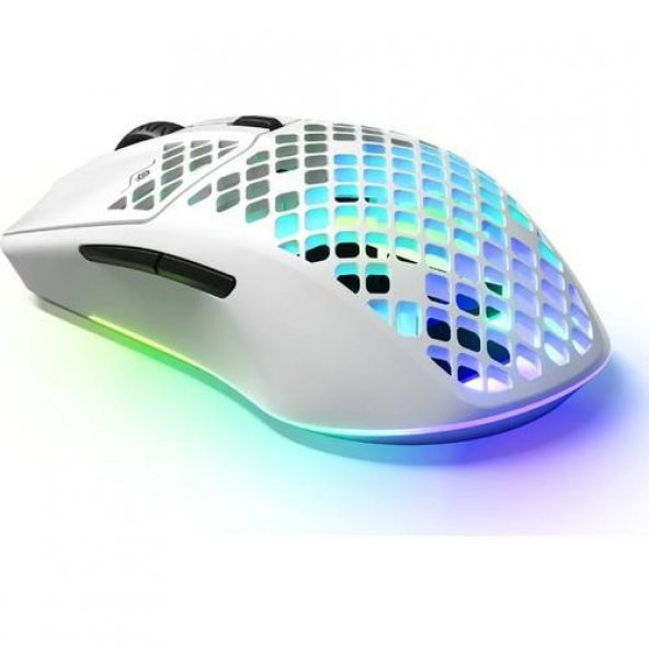 SteelSeries Aerox 3 RGB Wireless Snow Optik Oyuncu Mouse - TEŞHİR - 3