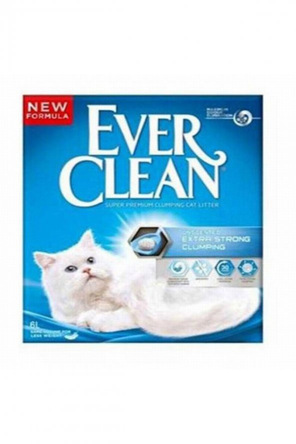 Extra Strength Scented Ferahlatıcı Kokusuz Doğal Kedi Kumu 6 Lt