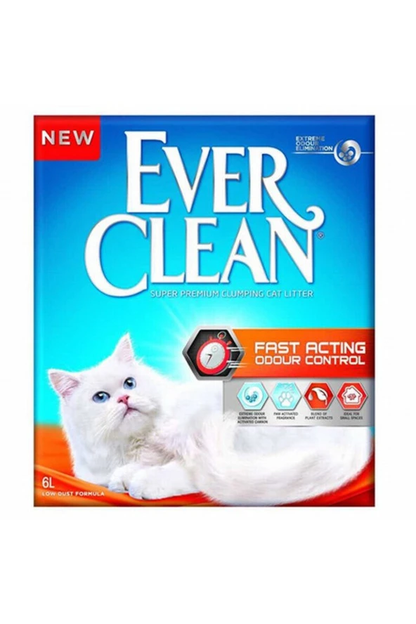 Ever Clean Fast Acting Doğal Bitki Özlü Hızlı Topaklanan Kedi Kumu 6lt - 2