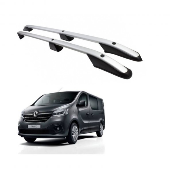 VİVARO KISA ŞASE GRİ PORTBAGAJ TAVAN ÇİTASI 2014 2015 2016 2017 2018 - Resim 2