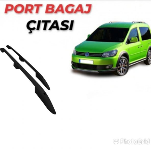 CADDY PORTBAGAJ TAVAN ÇİTASI SİYAH 2003 2004 2005 2006 2007 2008 2009 2010 2011 2012 2013 2014 2015