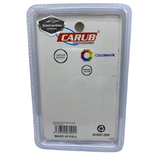 Carub Diadem Ampul Krom Amber Park Ampulü T10 WY5W 12V Turuncu Işık Colormatik 2li Takım - 4