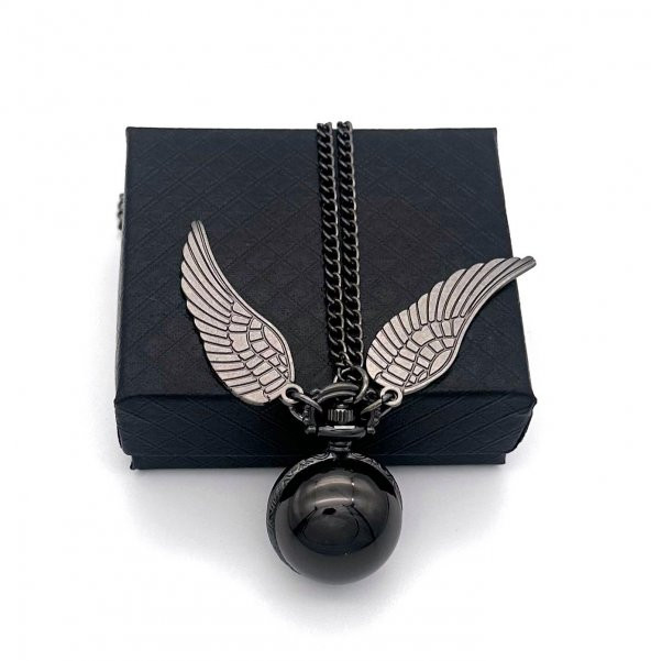 Valkyrie Harry Potter Quidditch Snitch Topu Model Kolye Köstekli Saat - 3
