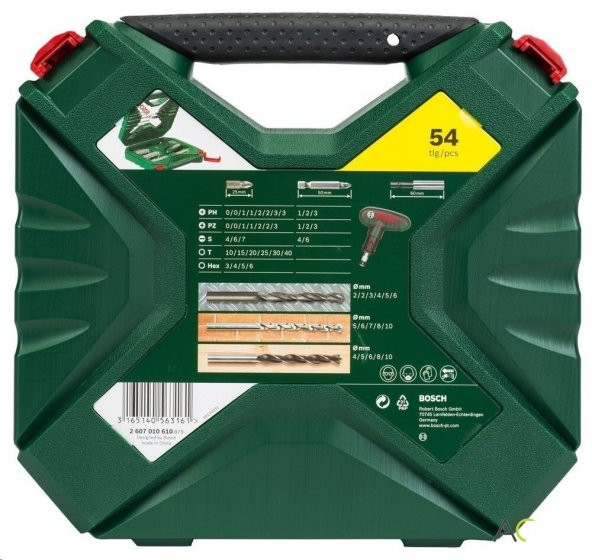 Bosch 2 607 010 610 X-Line Seri 54 Parça Delme ve Vidalama Seti - 2