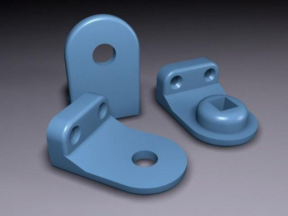 Silindir Perde Tutucular Plastik Aparat - 1
