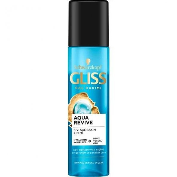 Glıss Sıvı Saç Kremi Aqua Revıve 200 Ml