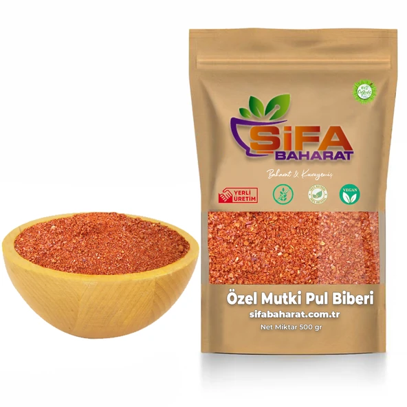 Şifa Baharat Pul Biber Mutki 500 gr ürün görseli 1