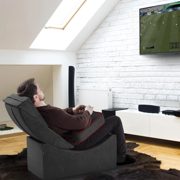 Koltuk Mezza Aksesuar Destek  Kırmızı 75x50 - Resim 6