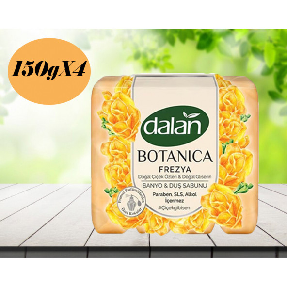 Dalan Botanica Frezya Banyo & Duş Sabunu 150 g X 4