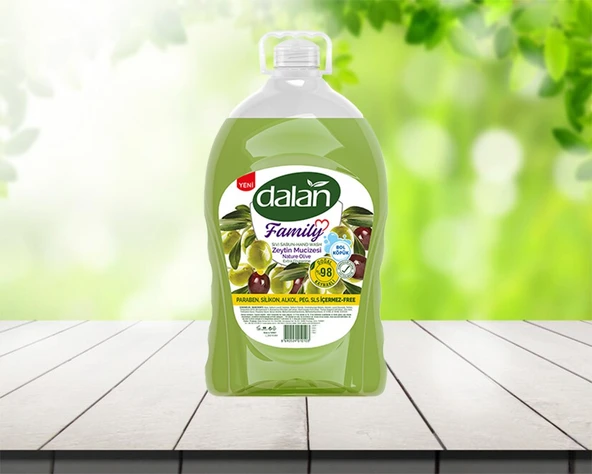 Dalan Family Zeytin Mucizesi Sıvı Sabun 1,5 lt 1 adet