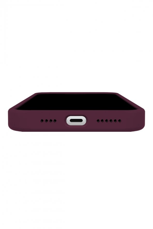 Buff Iphone 14 Pro Rubber Fit Kılıf Plum - 3
