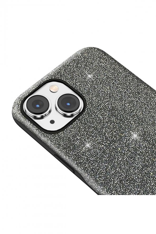 Buff Iphone 14 Diamond Series Kılıf Dark Silver - 3