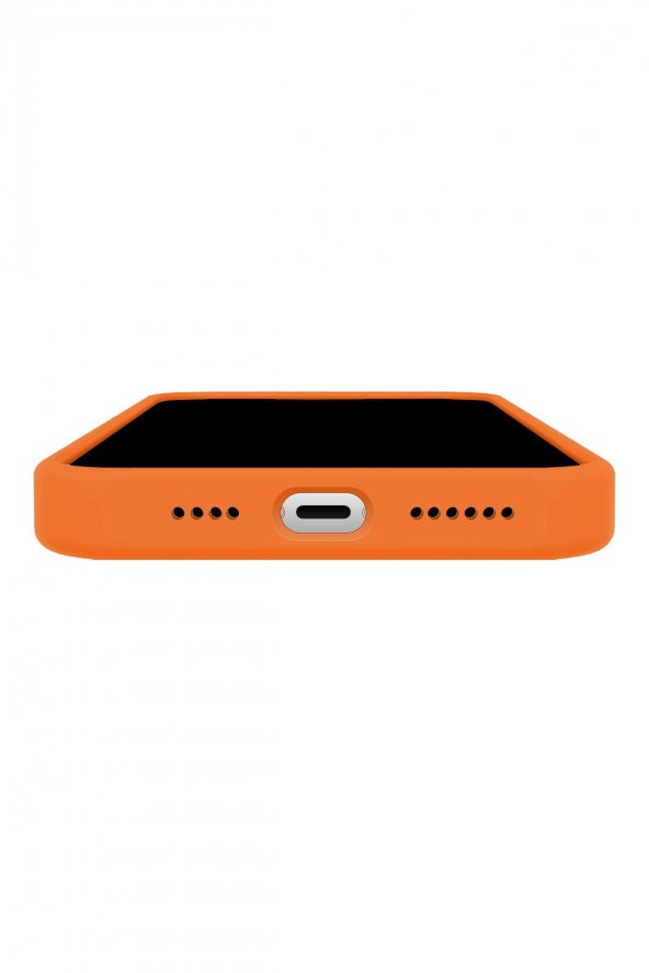 Buff Iphone 14 Pro Max Rubber Fit Kılıf Light Orange - 3