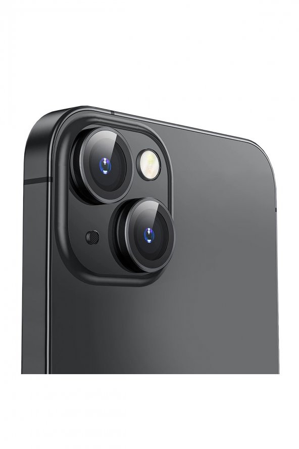 Buff iPhone 14 / 14 Plus Camera Metal Lens Protector Black - 3