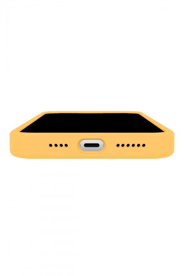 Buff Iphone 14 Pro Max Rubber Fit Kılıf Yellow - 3