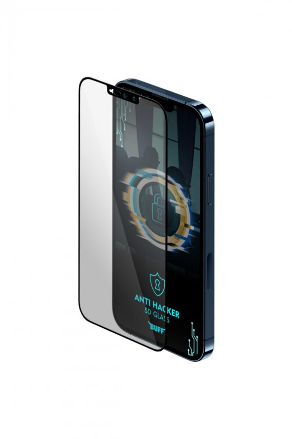 Buff Iphone 13 Mini Uyumlu  5d Glass Anti Hacker Ekran Koruyucu - 2