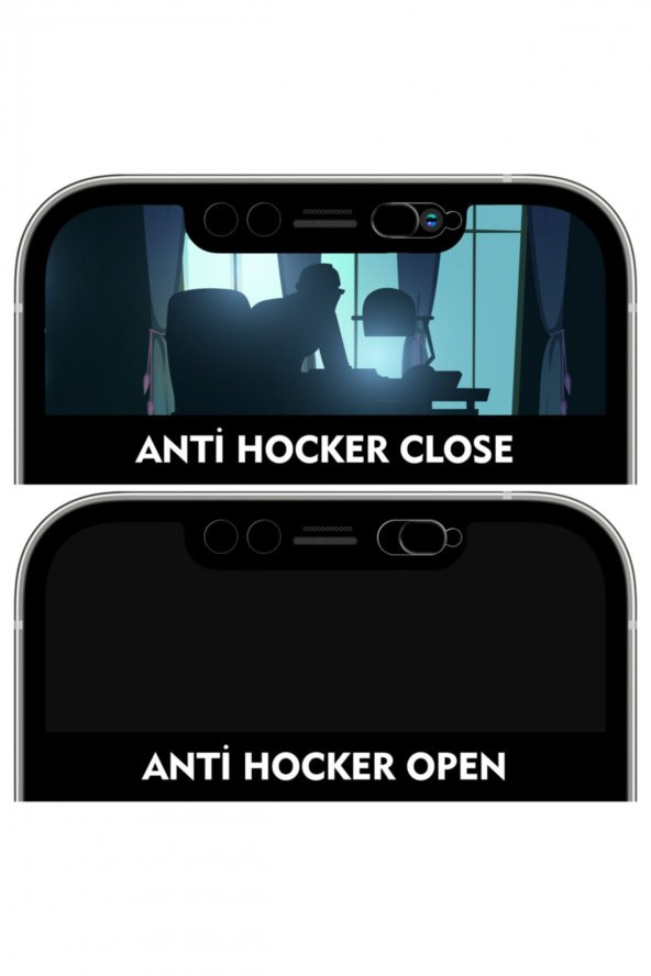 Buff Iphone 11 Pro Uyumlu 5d Glass Anti Hacker Ekran Koruyucu - 3
