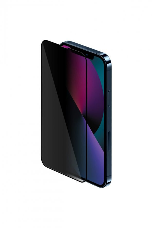 Iphone 13 Mini Uyumlu 5d Privacy Ekran Koruyucu Uyumlu - 2