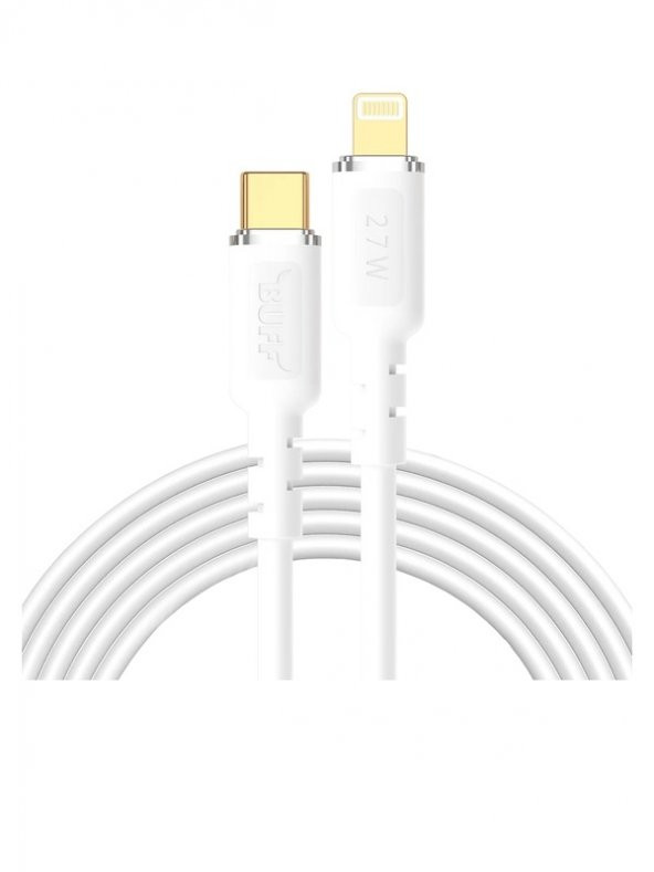 Buff BL67 PD 27W Type-C TO Lightning 3.0A 1.2M Data ve Şarj Kablosu - 2