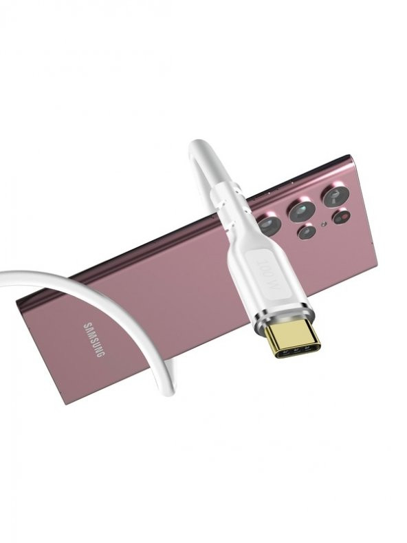 Buff BL67 PD 100W Type-C TO Type-C 5.0A 1.2M Data ve Şarj Kablosu - 3