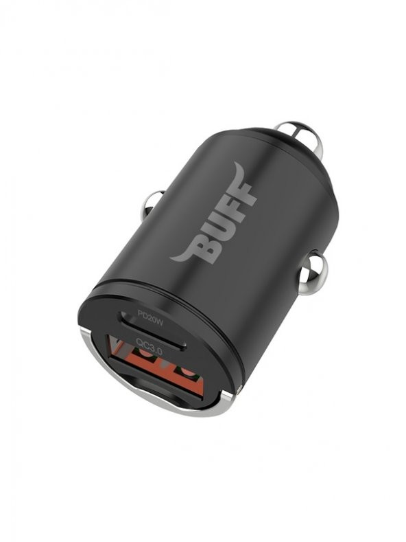 BUFF Çift Çıkışlı 38W Hızlı Şarj USB QC 3.0 - Type-C 20W DC 12V - 24V