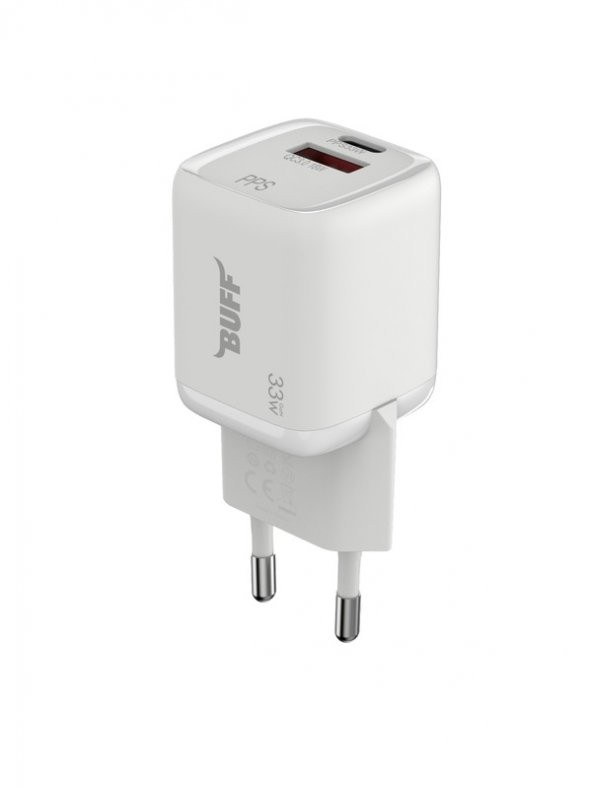 Buff BL64-1UC 33W Hızlı Şarj Cihazı Dual QC3.0 Type-C Şarj Adaptörü - 3