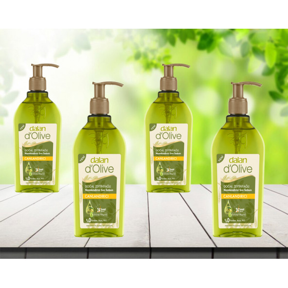 Dalan D'olive Canlandırıcı Sıvı Sabun 400 ml 4 adet