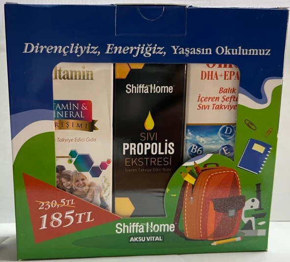 Shiffa Home 3 lü Okula Dünüş Seti