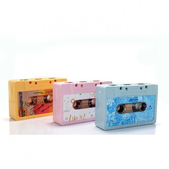 Kaset Tasarımlı Kurmalı Müzik Kutusu Dekoratif Hediyelik - 2