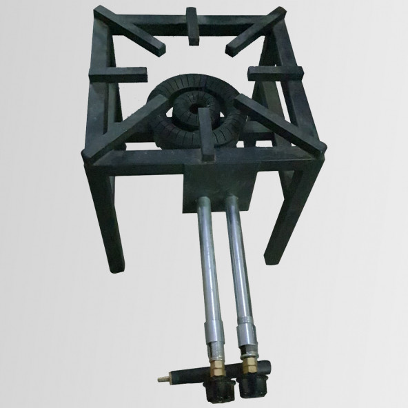 Profil Dört Ayaklı Döküm Ocak Takım Sahra Çift Yanış Tüplü