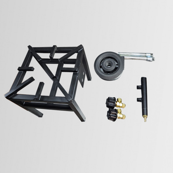 Profil Dört Ayaklı Döküm Ocak Takım Sahra Çift Yanış Tüplü - 2