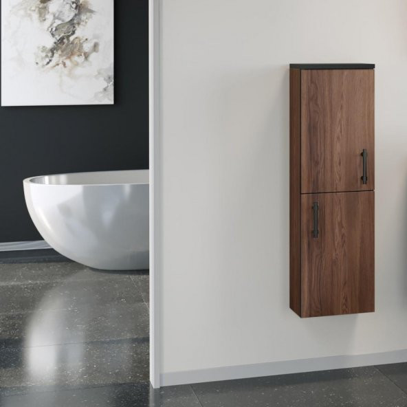 Orka Knidos 30 cm Navaro Banyo Üst Boy Dolabı - 2