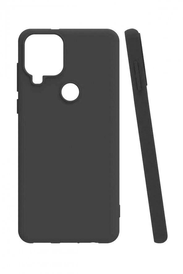 Realme C15 Kılıf Silikon Renkli Kapak Biy