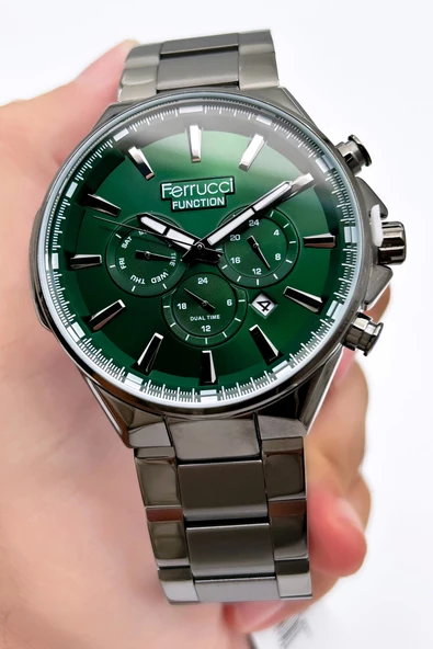 Ferrucci Function FCF.12654FM.03 Multi-Fonksiyon Erkek Kol Saati - Resim 3