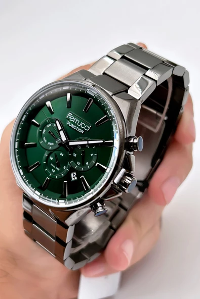 Ferrucci Function FCF.12654FM.03 Multi-Fonksiyon Erkek Kol Saati - Resim 2