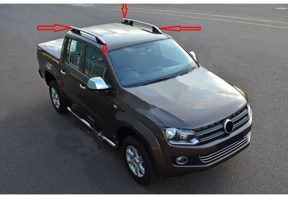 VOLKSWAGEN AMAROK 2010 2011 2012 2013 2014 2015 2016 2017 2018 2019 2020  MODEL PORT BAGAJ TAVAN ÇITASI - Resim 4