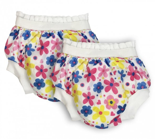 Sema Baby 2li  Desenli Lüks Alıştırma Külodu No.1 10-15 kg - Flowers