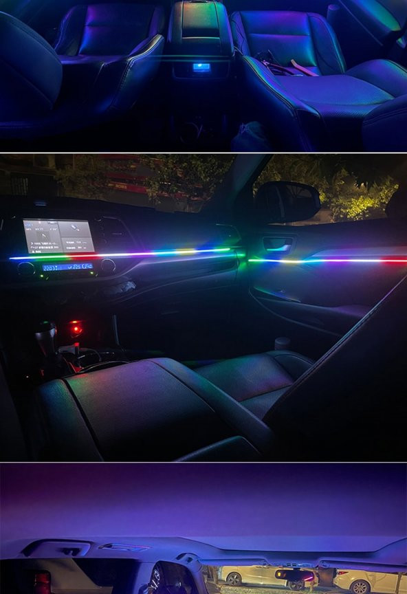 Ambiyans rgb 64 renk aydınlatma set 12v / LAAM435 - 3
