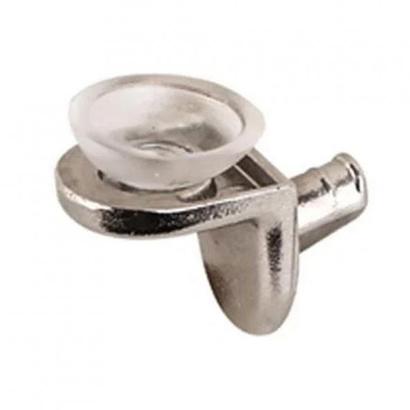 Raf Pimi L Tip Vantuzlu Cam Ahşap Metal Raf Tutucu Çivisi Mobilya Dolap Pimi (50 ADET) - Resim 3