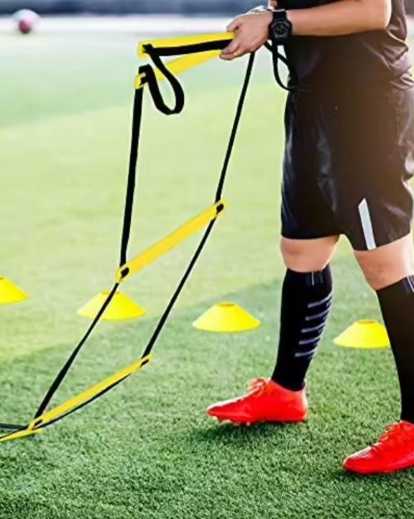 Avessa Antrenman Seti Antrenman Merdiveni 12 Adet Huni 12 Adet Çanak Koordinasyon Çemberi 12 li - 3