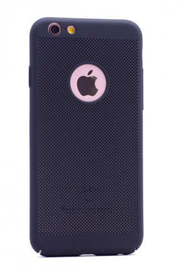 Apple iPhone 7 Kılıf Silikon Delikli Sert Koruma