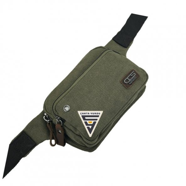 Ççs London 31467 Kanvas Bel Çantası Yeşil - 3