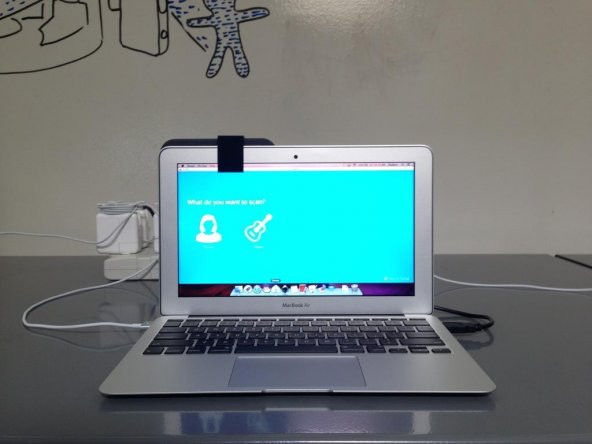 Macbook Air İçin Sense 3D Tarayıcı Klipsi Plastik Aparat - 5