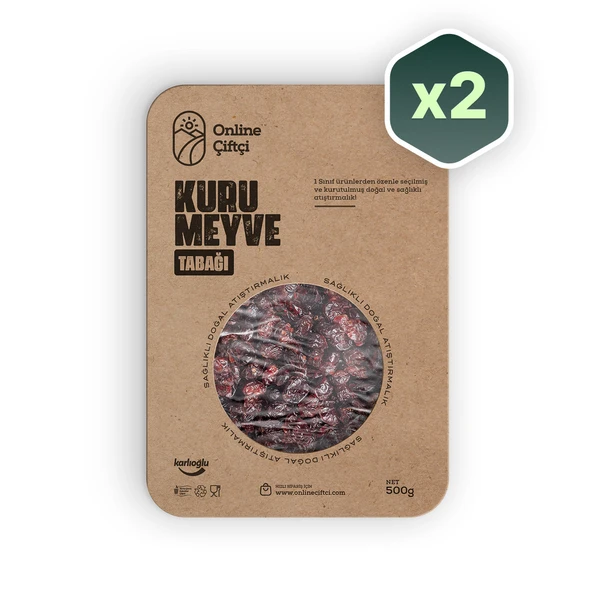 OnlineÇiftçi Cranberry Turna Yemiş 2x500Gr
