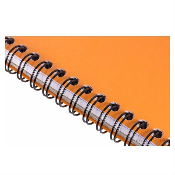 Rhodia Basics A4 Üstten Spiralli 80yp Çizgili Bloknot Turuncu / 18501 - 4