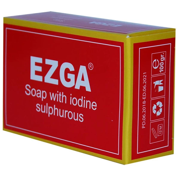 Ezga Kükürtlü Sabun 100 Gr Doğal Kükürt Sabunu - 4