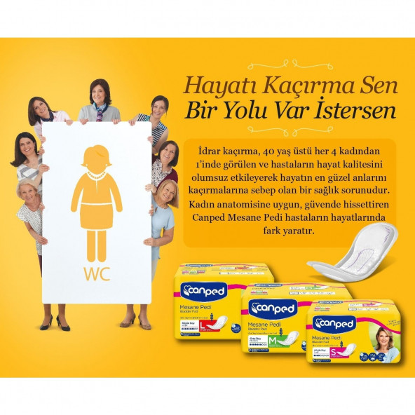 Canped Mesane Pedi Büyük Boy Yoğun 80 Li Avantaj Paketi - 7