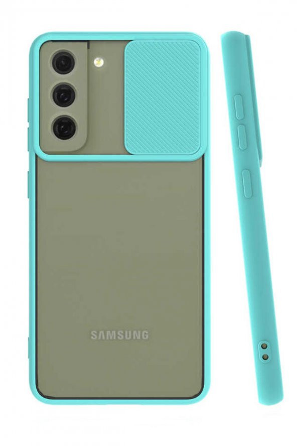 Samsung Galaxy S21 FE Kılıf Silikon Kamera Lens Korumalı