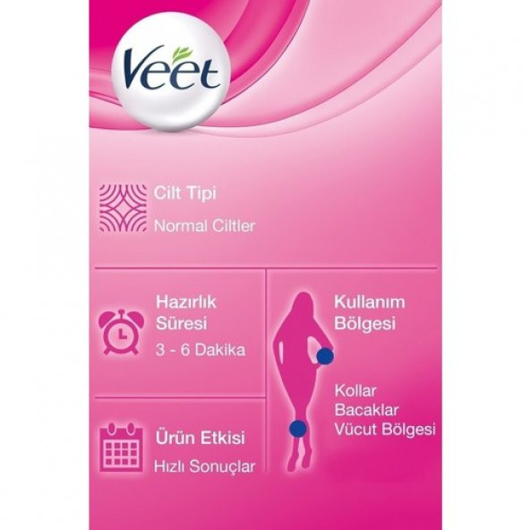 Veet Tüy Dökücü Krem 200 ml Hassas Ciltler Için Bacak ve Vücut Bölgesi - 3