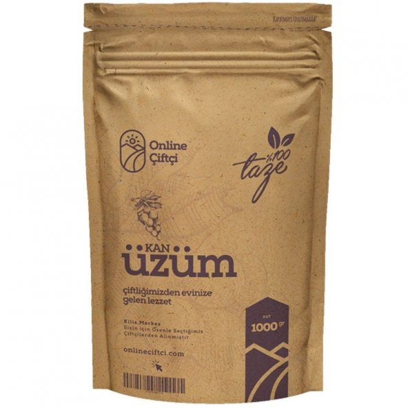 OnlineÇiftçi Kan Üzümü 1Kg